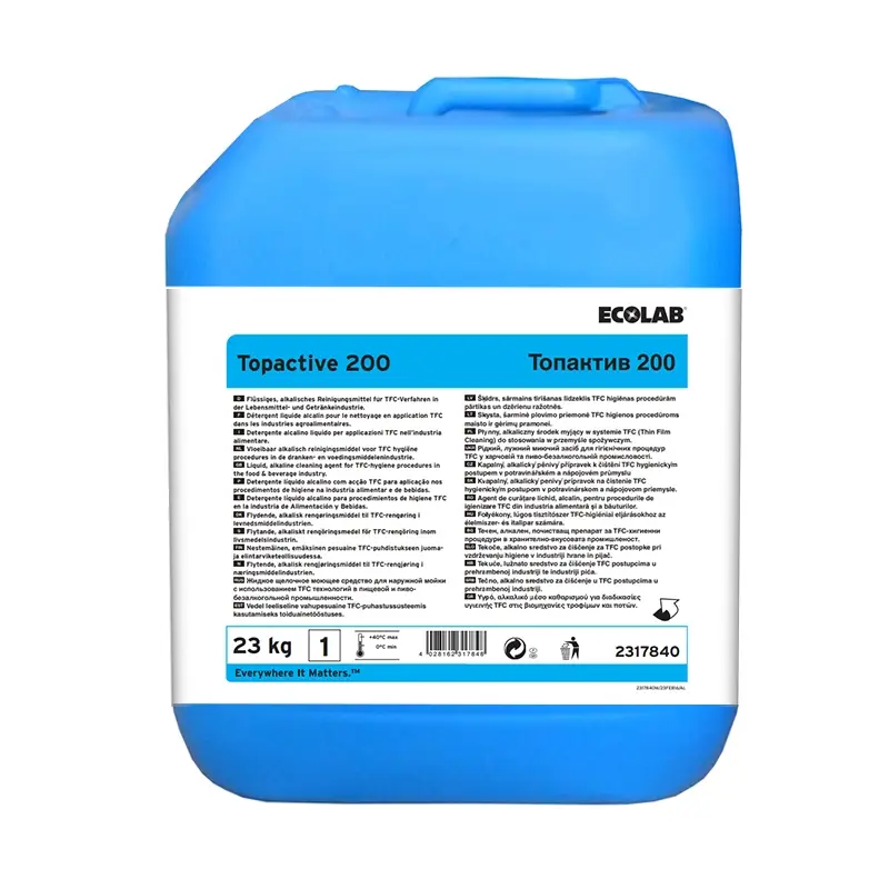 Ecolab Topactive 200 alkaline cleaner 23 kg (NL)