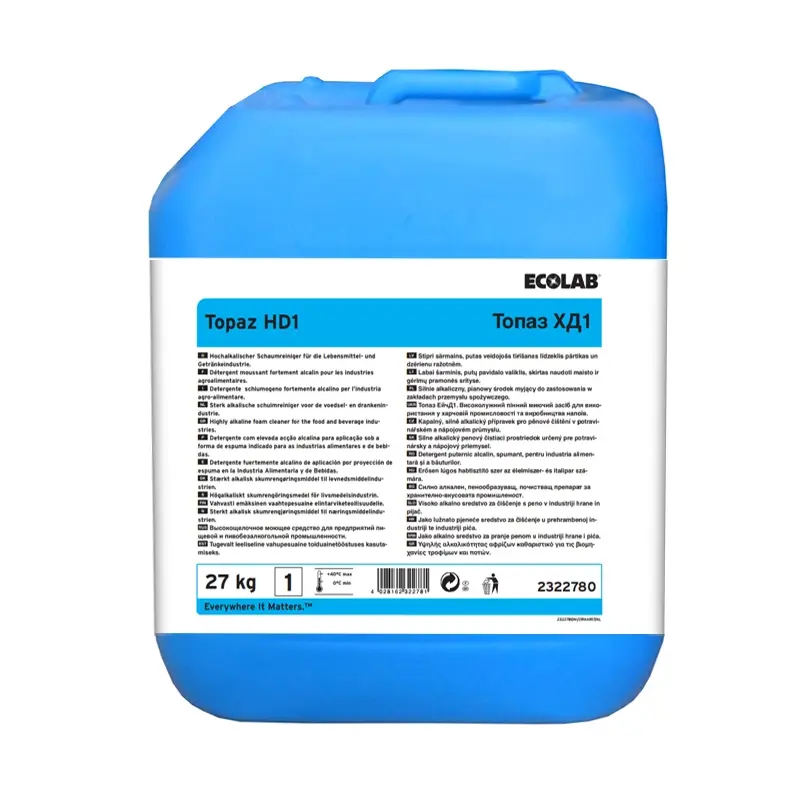 Nettoyant moussant alcalin Ecolab Topaz HD1 27 kg (NL)