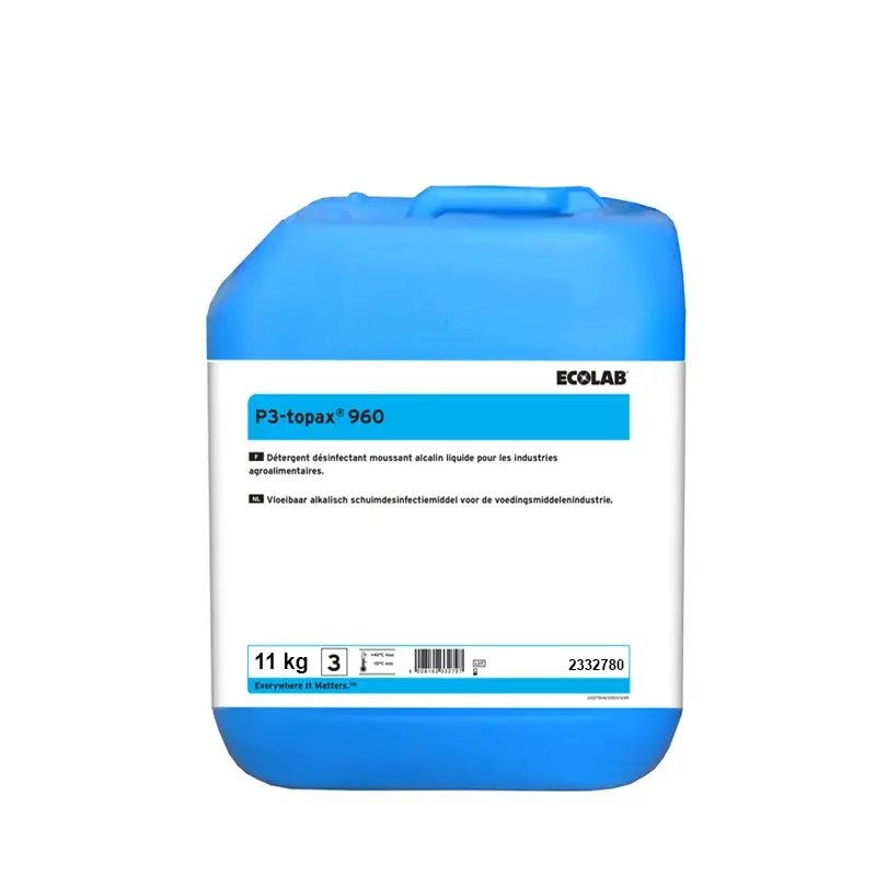 Ecolab P3-topax 960 alkalisch reiniging en desinfectie 11 kg (NL)