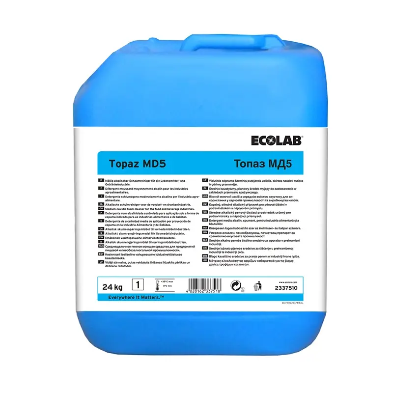 Ecolab Topaz MD5 medium alkaline foam cleaner 24 kg (NL)