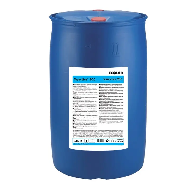 Ecolab Topactive 200 alkaline cleaning agent 235 kg (NL)