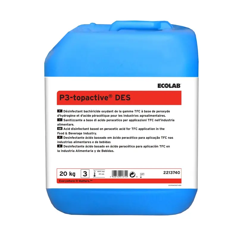 Ecolab P3-Topactive DES zuur desinfectiemiddel 20 kg (NL)