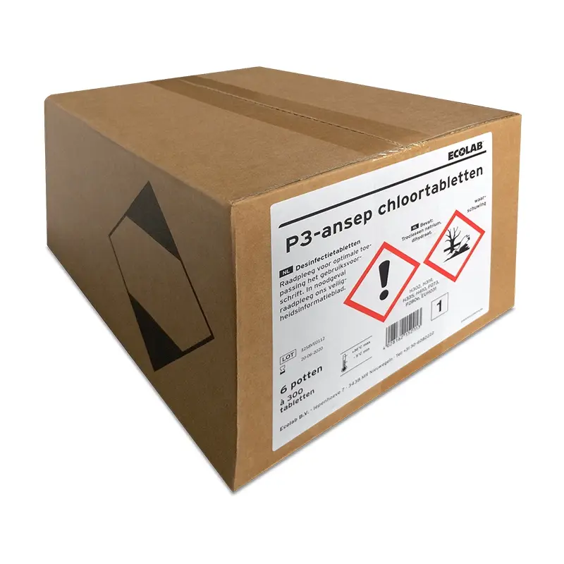 Ecolab P3-Ansep chloortabletten desïnfectiemiddel