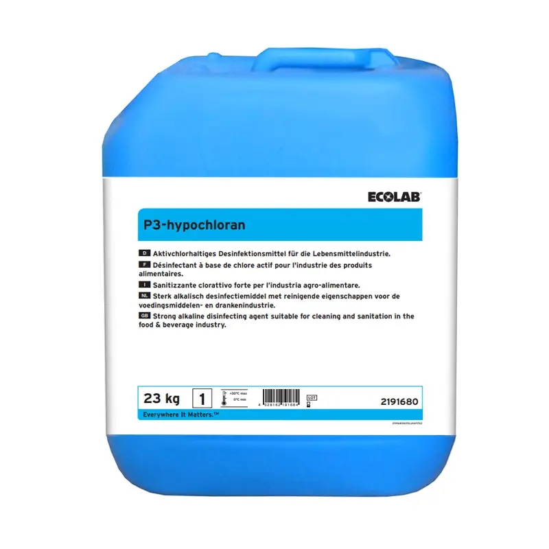 Ecolab P3-hypochloran fast-acting disinfectant CIP 23 kg (NL)