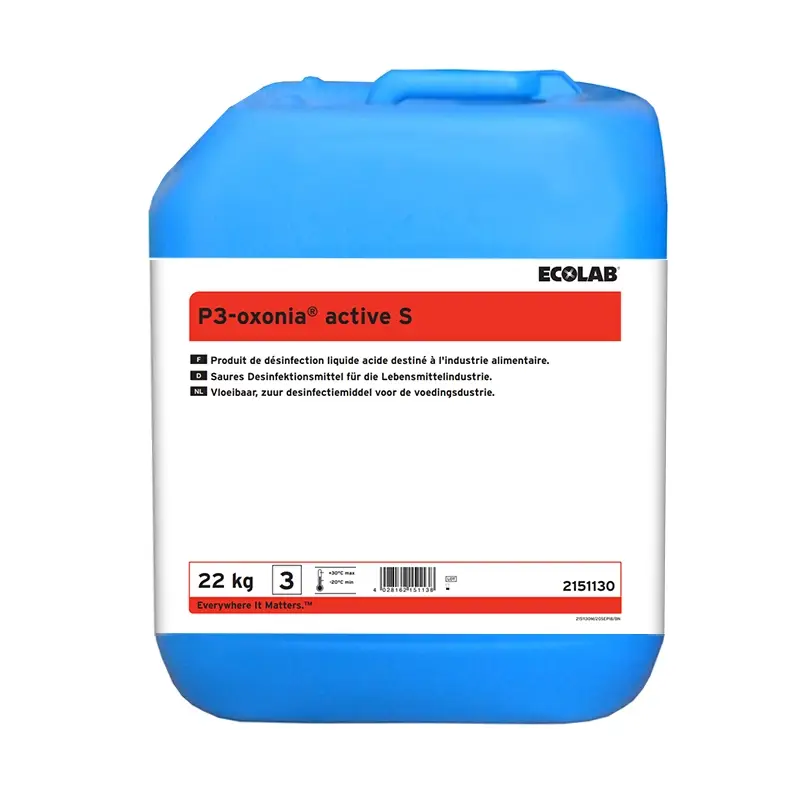 Ecolab P3-Oxonia Active S zuur desinfectiemiddel 22 kg (NL)