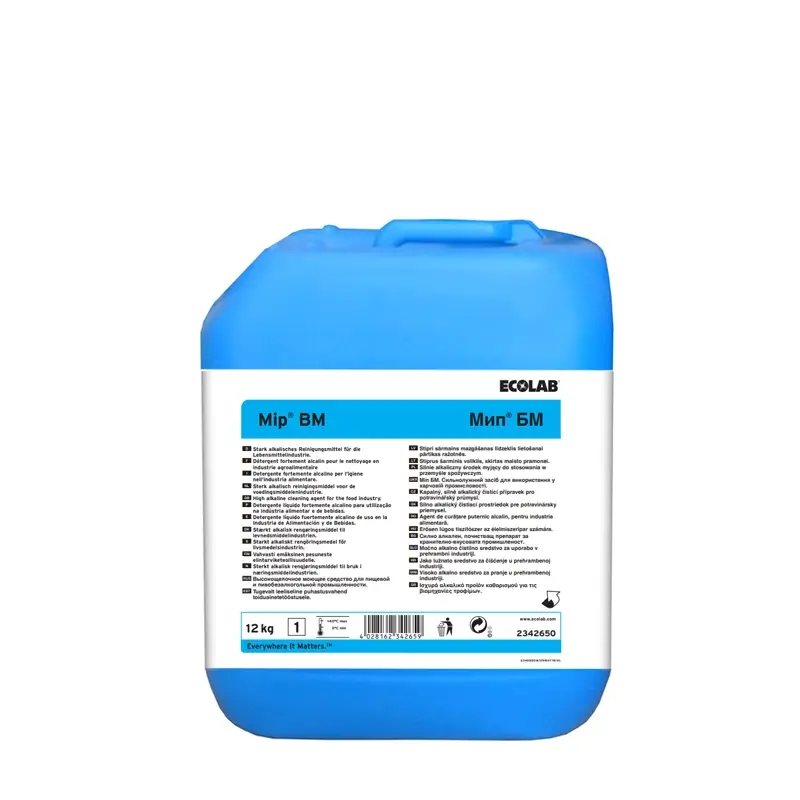 Ecolab Mip BM strong alkaline cleaning agent CIP 12 kg (NL)