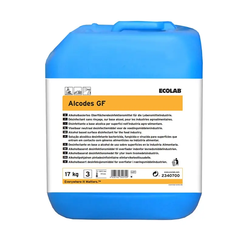 Ecolab Alcodes GF désinfectant en spray prêt à l'emploi à base d'éthanol 17 kg (NL)