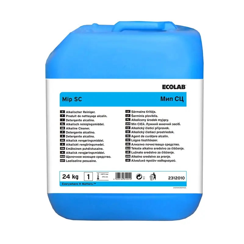 Ecolab Mip SC strong alkaline detergent CIP 24 kg (NL)
