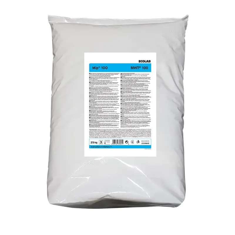Ecolab Mip 100 sterk alkalisch reinigingsmiddel 25 kg (NL)