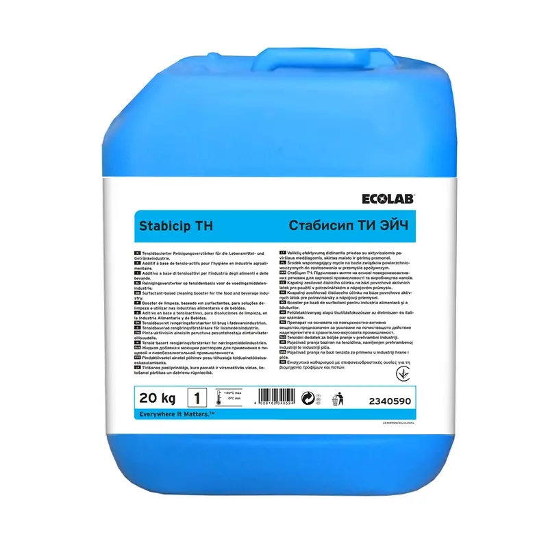 Ecolab Stabicip TH liquid cleaning booster jerry can 20 kg (NL)
