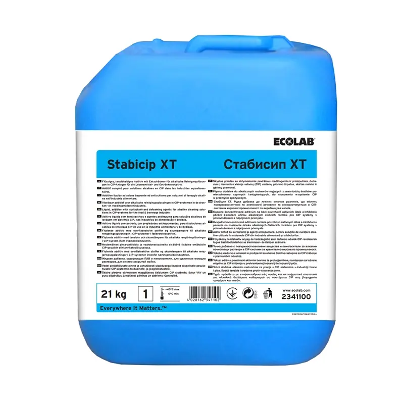 Ecolab Stabicip XT booster de nettoyage alcalin CIP 21 kg (NL)