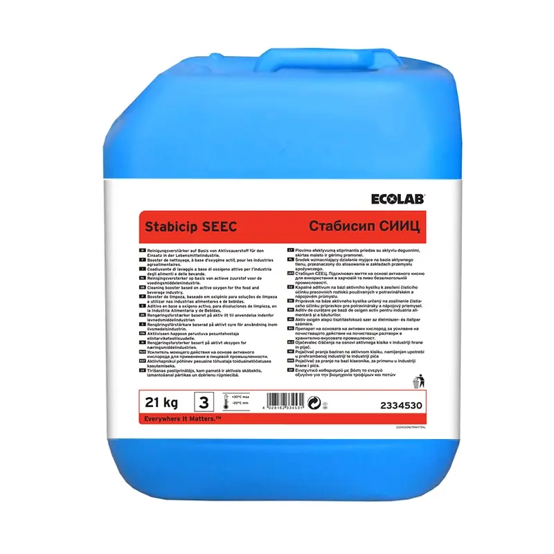 Ecolab Stabicip SEEC vloeibare reinigingsversterker CIP 21 kg (NL)