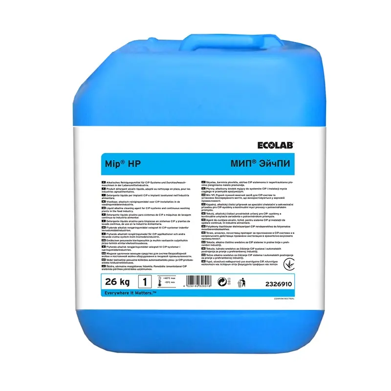 Ecolab Mip HP agent de nettoyage alcalin fort CIP 26 kg (NL)