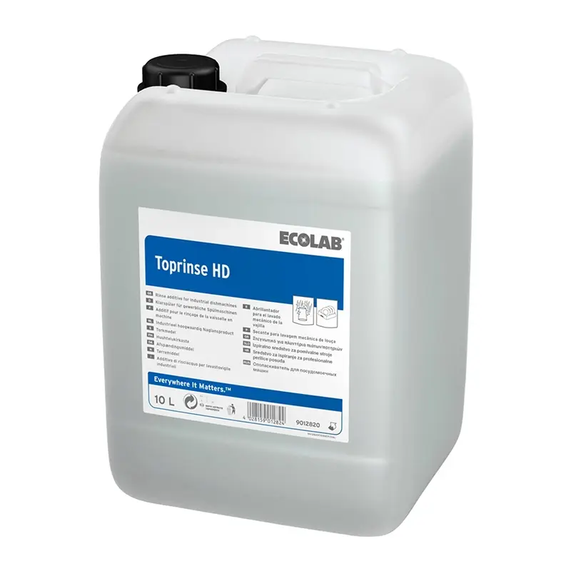 Ecolab Toprinse HD zuur naglansmiddel vaatwasser 10 liter