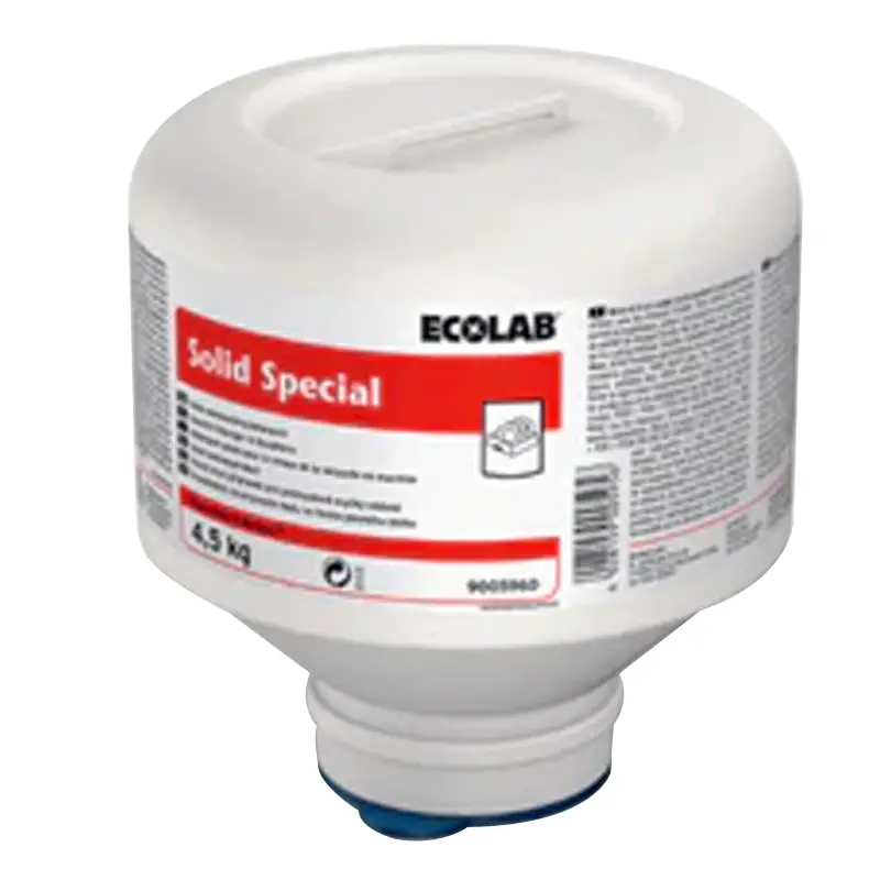 Ecolab Solid Special hooggeconcentreerd vaatwasmiddel 4x4,5 kg