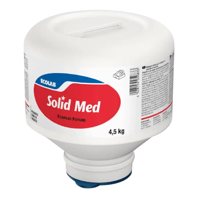 Ecolab Solid Med dishwasher detergent and rinse aid 4x4500 g