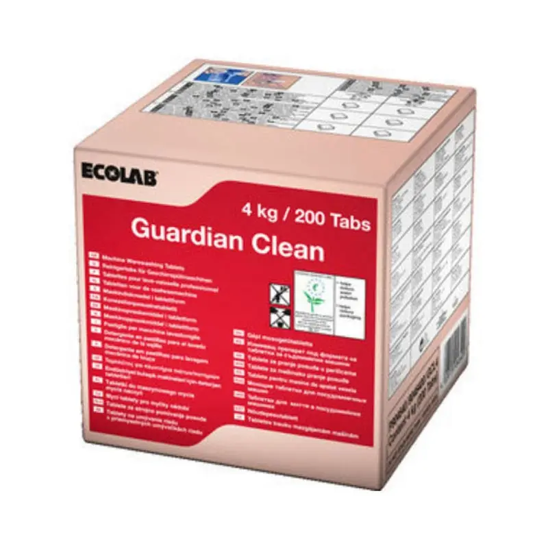 Boîte de détergent pour lave-vaisselle Ecolab Guardian Clean 4 kg