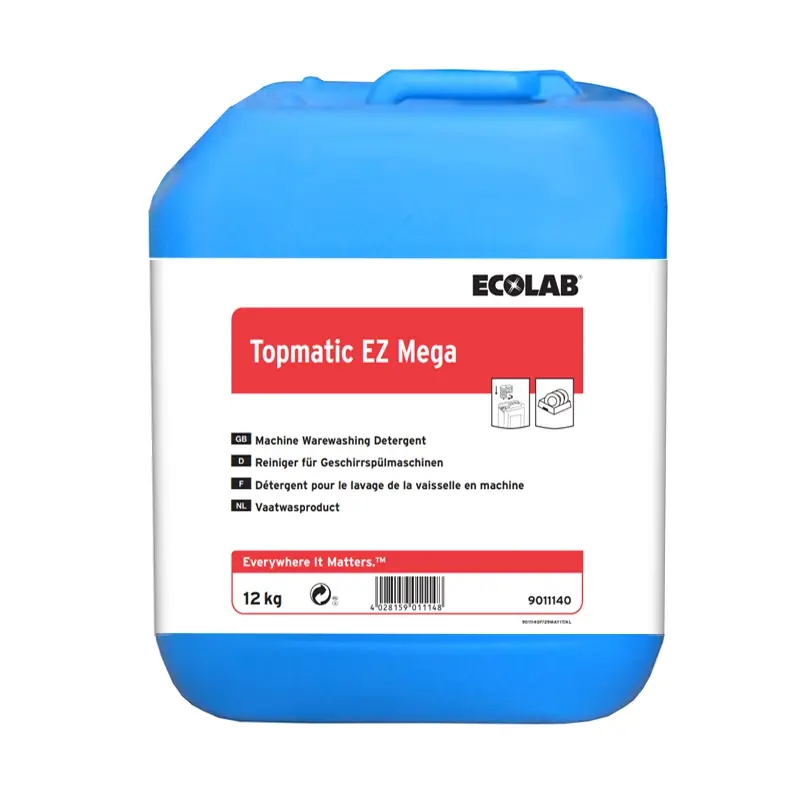 Ecolab Topmatic EZ Mega vaatwasmiddel jerrycan 12 kg