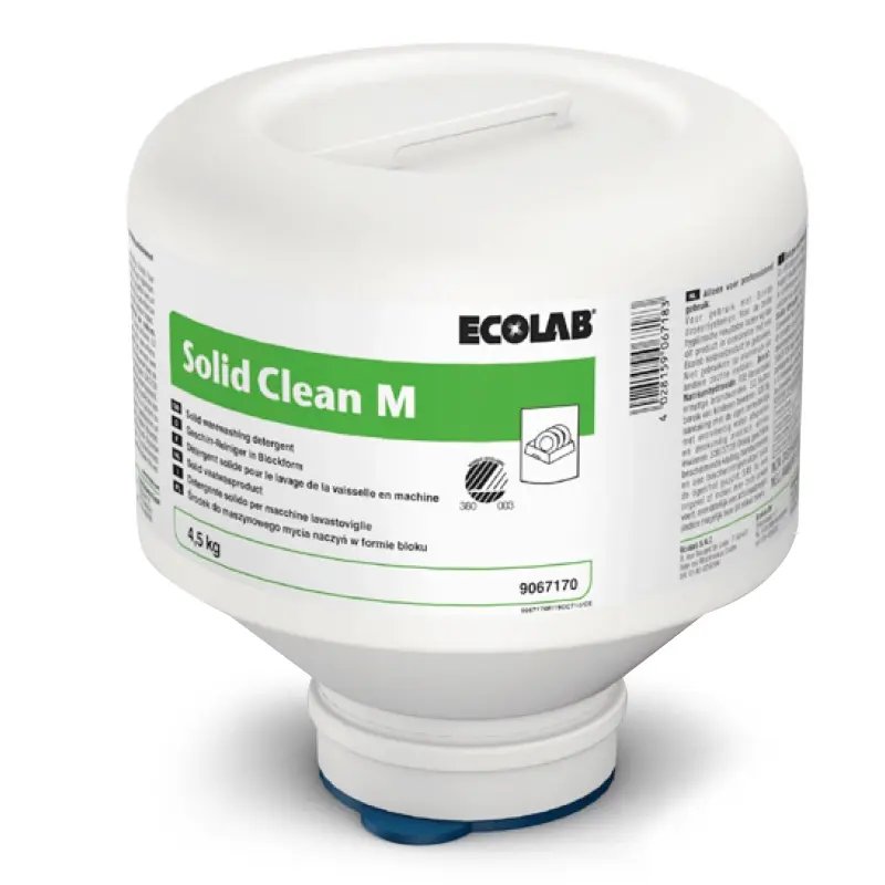 Détergent lave-vaisselle super concentré Ecolab Solid Clean M 4 x 4,5 kg