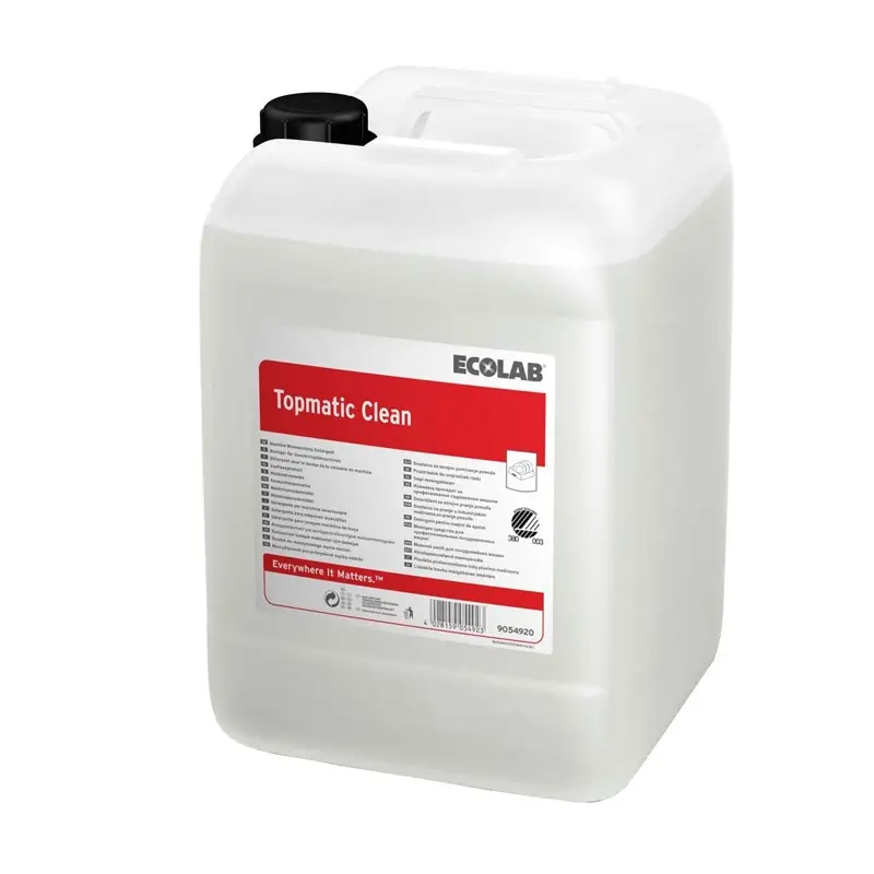 Ecolab Topmatic Clean liquid dishwasher detergent Ecolabel 12 kg