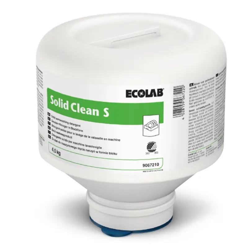 Ecolab Solid Clean S supergeconcentreerd vaatwasmiddel 4x4,5 kg