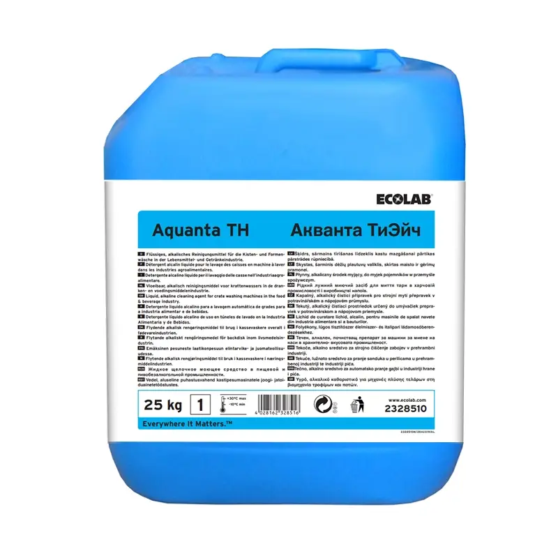Ecolab Aquanta TH alkaline cleaning agent tunnel washers 25 kg (NL)
