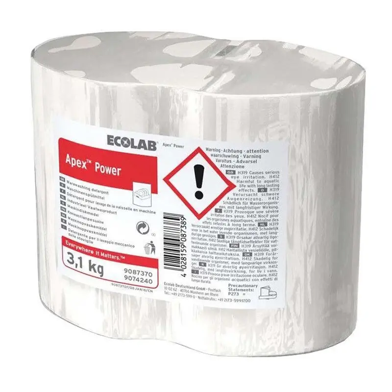 Ecolab Apex Power dishwasher detergent super concentrated 3100 grams