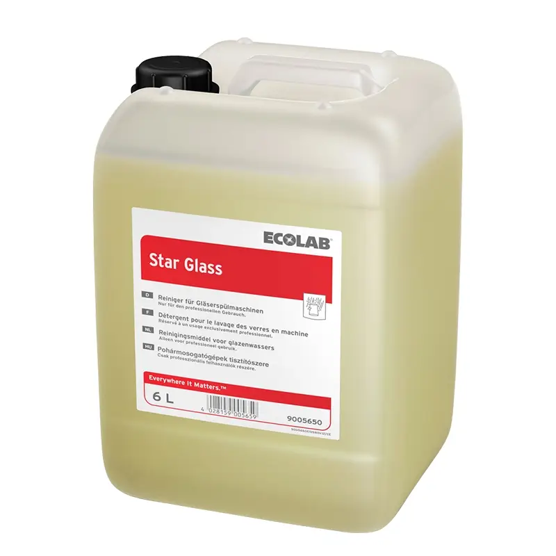 Ecolab Star Glass dishwasher detergent 6 liters