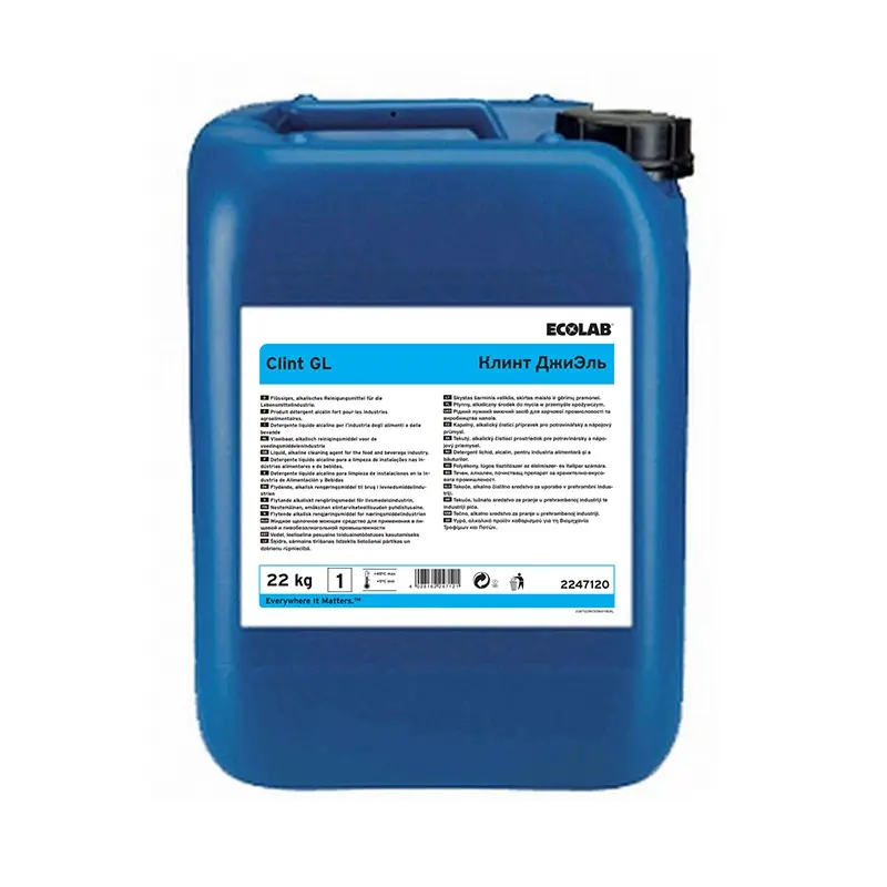 Ecolab Clint GL licht alkalisch reinigingsmiddel fosfaatvrij 22 kg (NL)