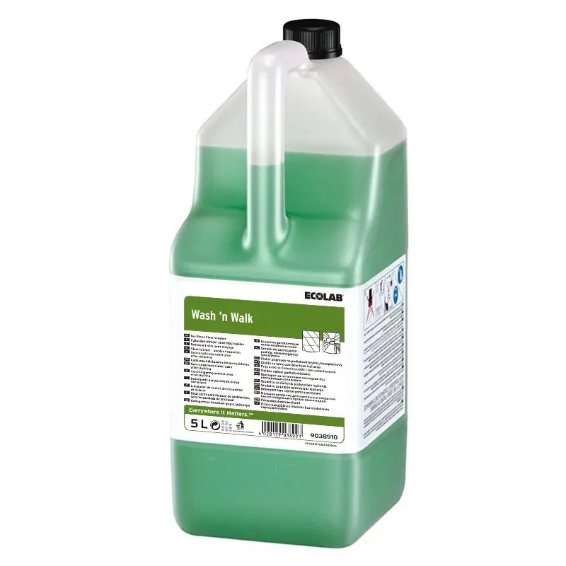 Ecolab Wash 'n Walk vloerreiniger zonder naspoelen 2x5 liter