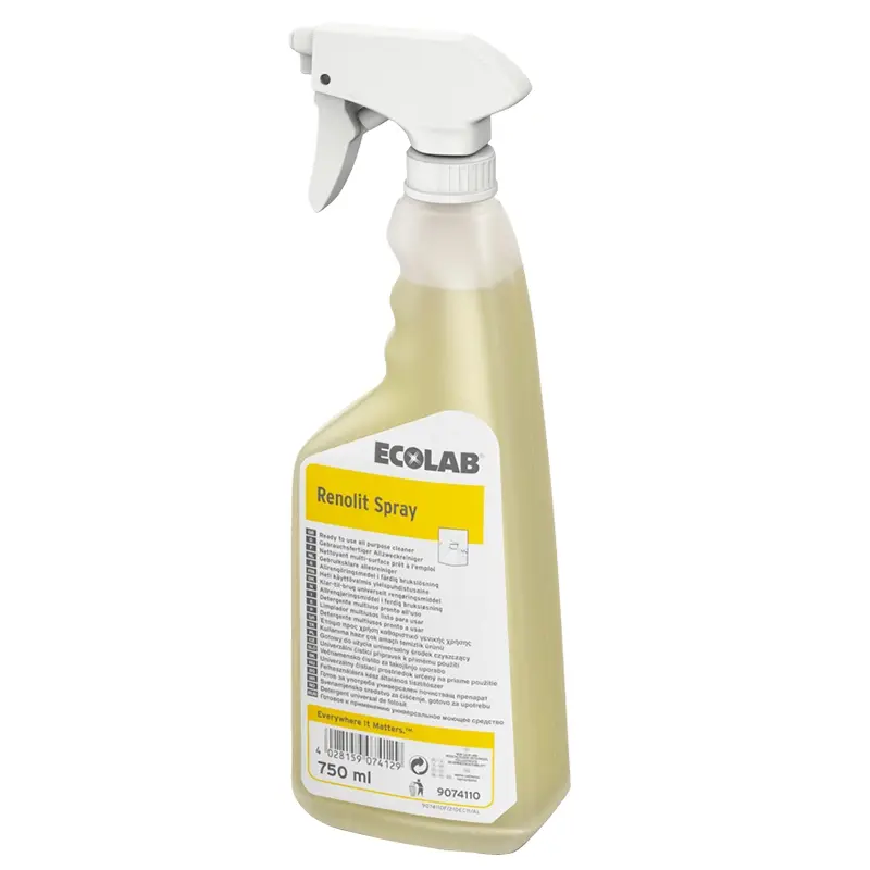 Ecolab Renolit Spray ready-to-use kitchen cleaner and degreaser