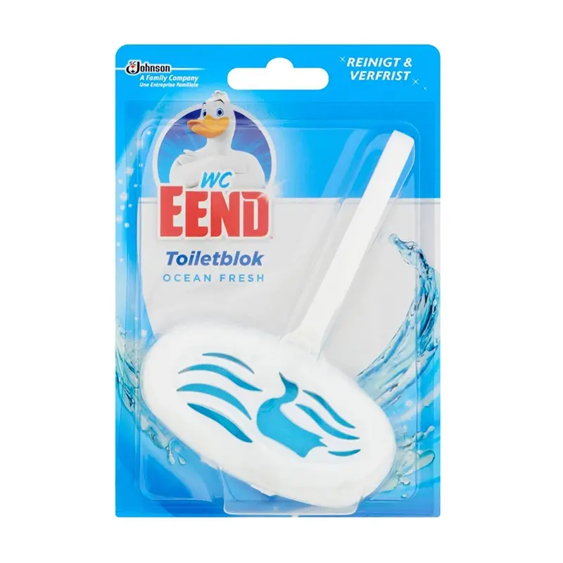 WC-Eend Ocean Fresh toiletblok en houder