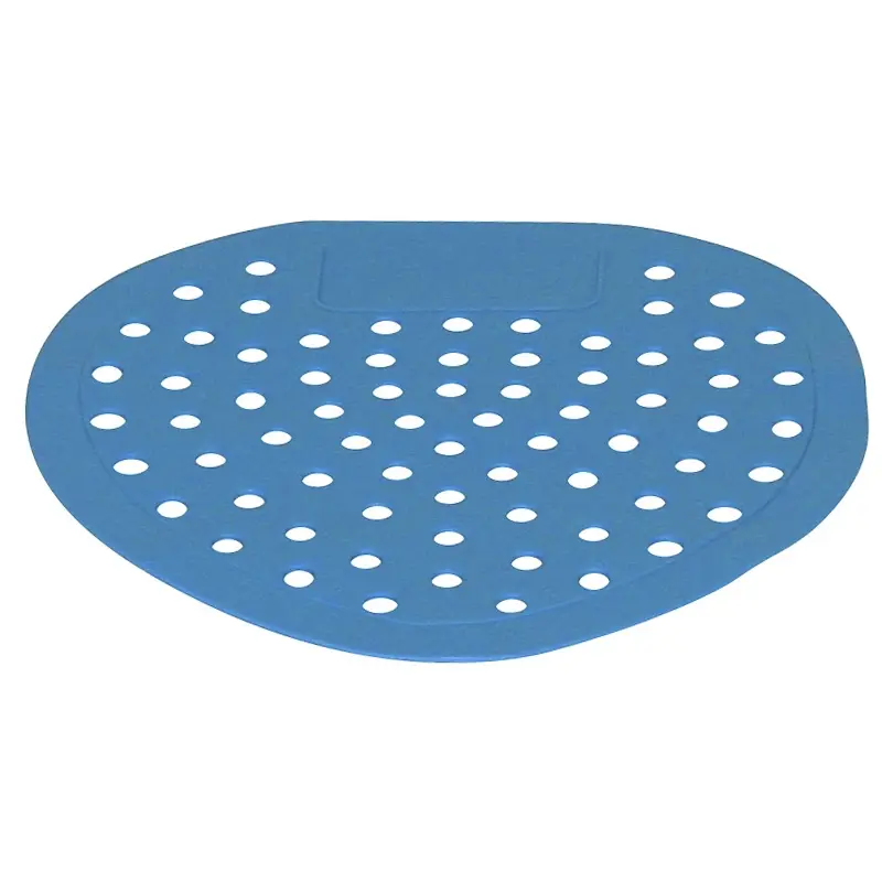 Blue odor-diffusing urinal mats