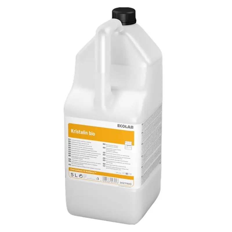 Ecolab Kristalin Bio nettoyant sanitaire alcalin 2 x 5 litres