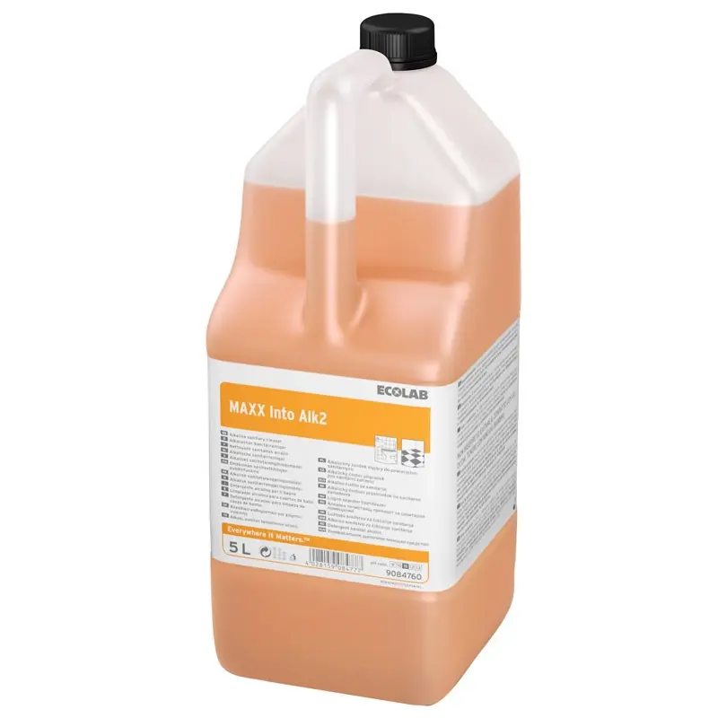 Ecolab Maxx Into Alk2 alkalische sanitairreiniger 2x5 liter
