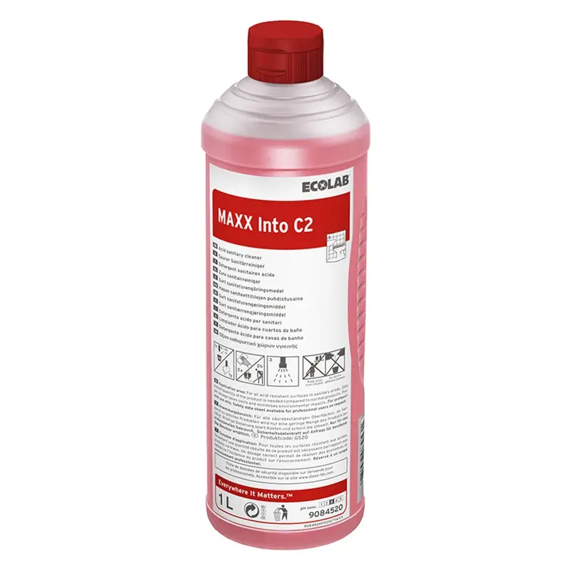 Nettoyant sanitaire quotidien Ecolab Maxx Into C2 1 litre