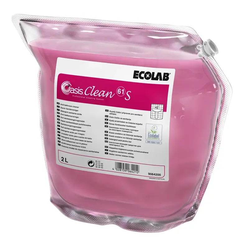 Nettoyant sanitaire acide Ecolab Oasis Clean 61 S, 2 x 2 litres