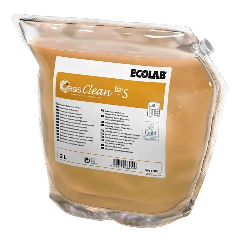 Ecolab Oasis Clean 62 S alkaline sanitary cleaner 2x2 liters