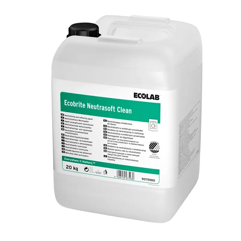 Ecolab Ecobrite Neutrasoft Clean fabric softener 20 kg