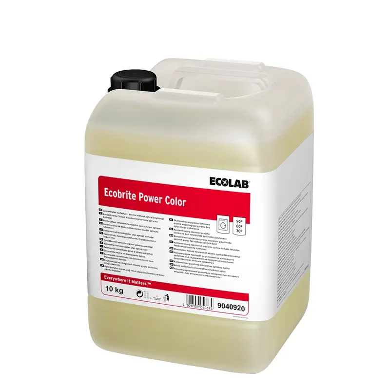 Ecolab Ecobrite Power Color booster de lessive jerrican 10 litres