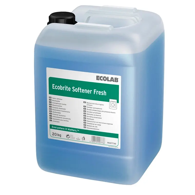Ecolab Ecobrite Softener Fresh fabric softener jerry can 20 kg