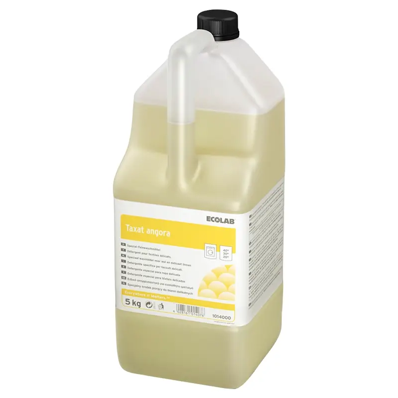 Ecolab Taxat Angora laundry detergent bottle 5 kg