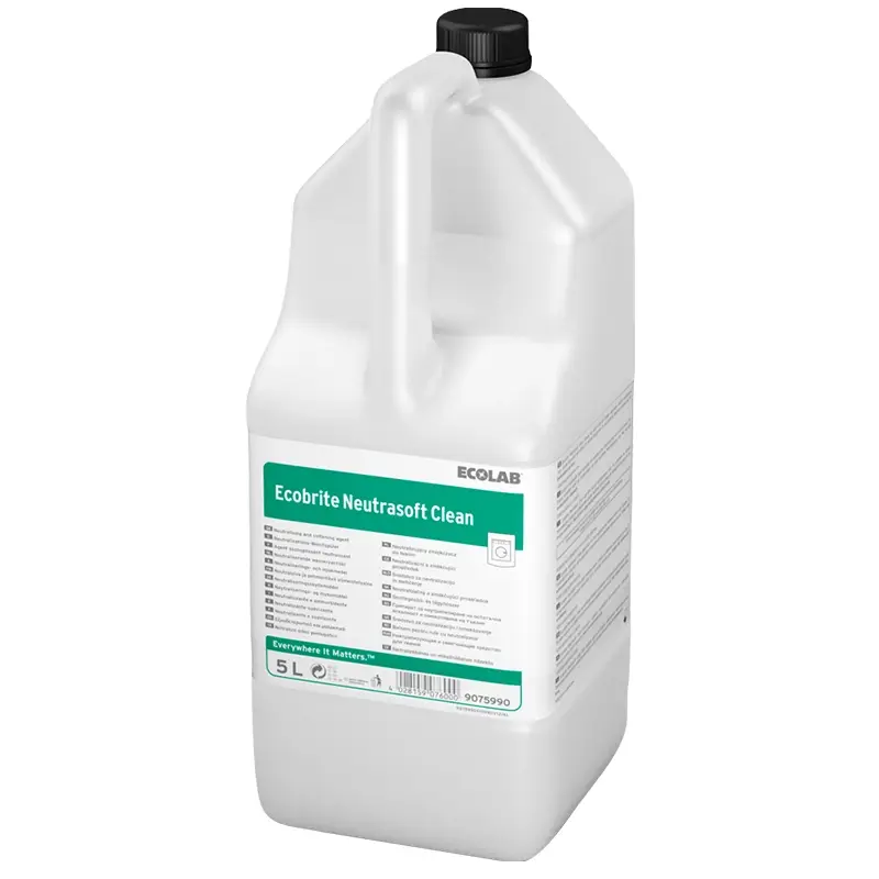 Adoucissant textile Ecolab Ecobrite Neutrasoft Clean 5 litres