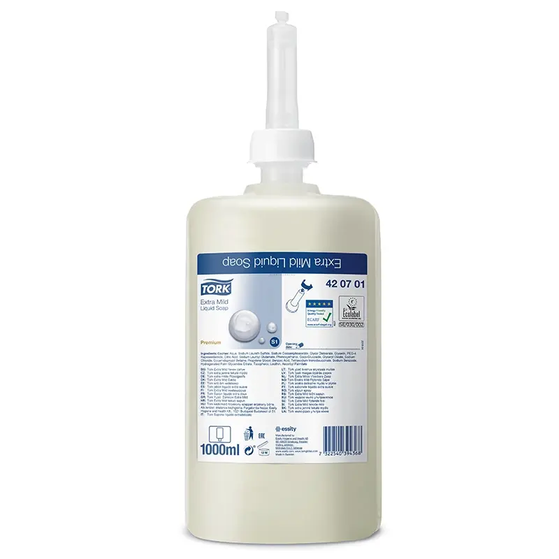 Savon liquide extra doux Tork pour distributeur S1 1000 ml