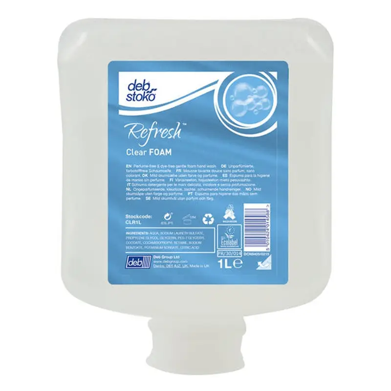 Deb Refresh Clear FOAM hand soap 1000 ml