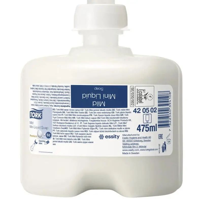 Tork Mild Mini Liquid Soap for S2 Dispenser 475 ml