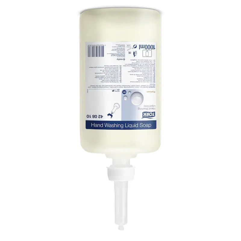 Savon liquide nettoyant Tork pour distributeur S1 1000 ml
