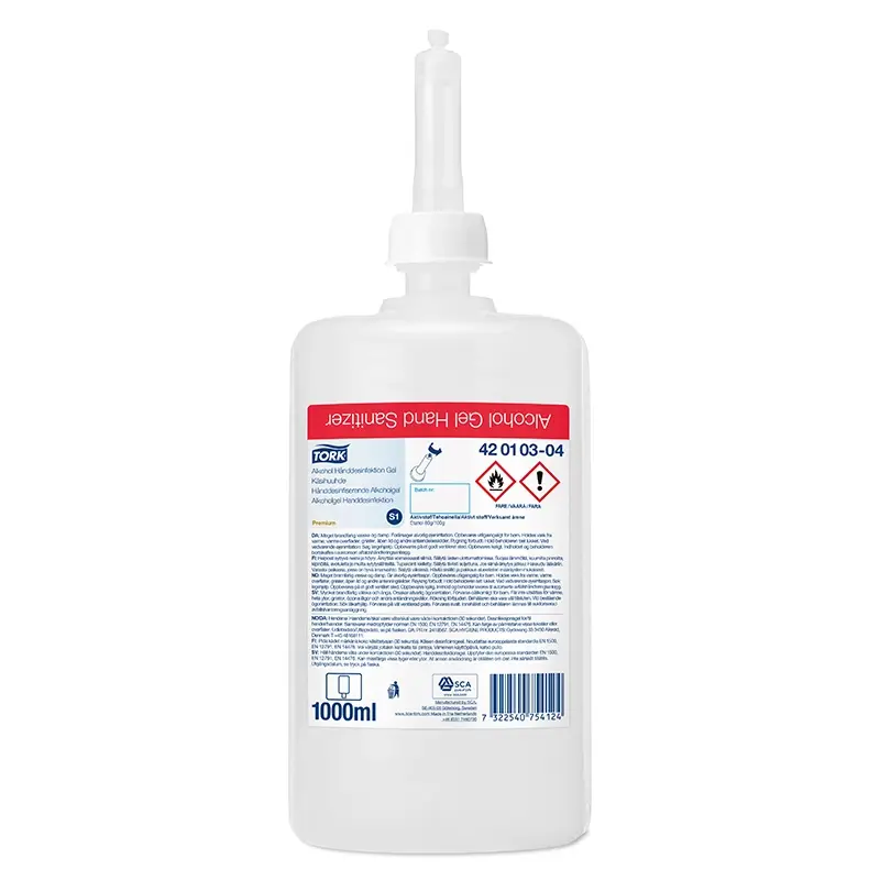 Tork Alcohol Gel for Hand Disinfection Biocide S1 1000 ml