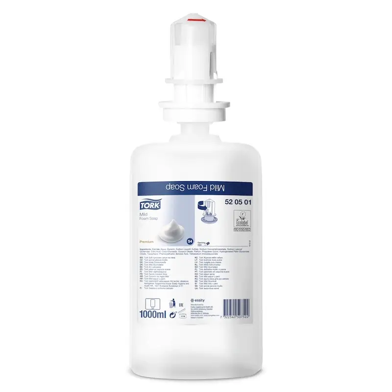Tork Milde schuimzeep voor S4 dispenser 1000 ml