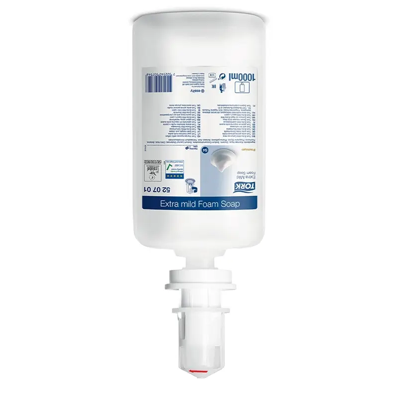 Savon moussant extra doux Tork pour distributeur S4 1000 ml